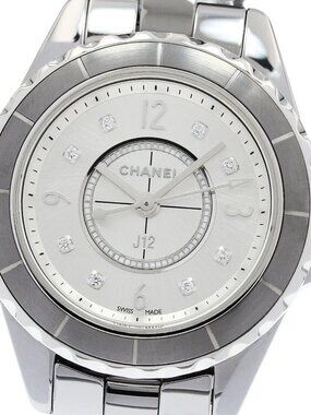 CHANEL J12 Chromatic 8P diamond Silver Dial Quartz Ladies Watch_965700